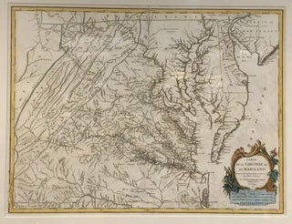 Item #016153 Carte de la Virginie et du Maryland Dressée sur la Grande Carte Angloise de Mrs....