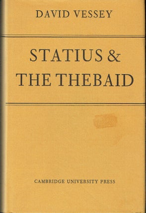 Item #016402 Statius And The Thebaid. David Vessey