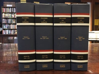 Item #018566 Register Lineages of Associates 1896-1993 (4 volumes) : Volume 1 Nos. 1 thru 1525;...
