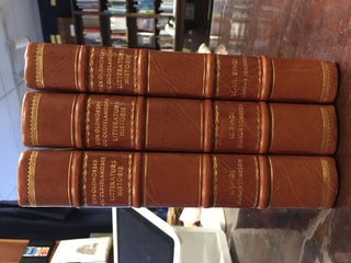 Item #018629 Den Oldnorske og Oldislandske Litteraturs Historie (3 volumes). Finnur Jónsson