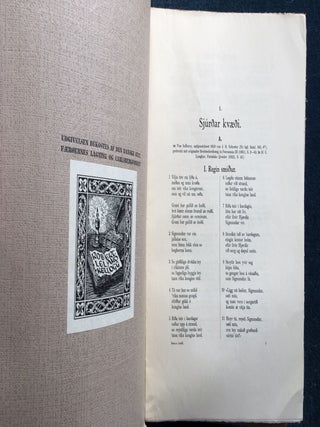 Føroya Kvæði Corpus Carminum Færoensium (Band I Teil 1,2; Band II Teil 1,2,3; Band III Teil 1,2; Band IV Teil 1,2; Band V)