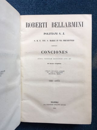 Item #018781 Roberti Bellarmini Politiani S. J. S. R. E. Tit. S. Mariæ In Via Presbyteri...