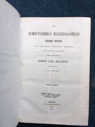 Item #018782 De Scriptoribus Ecclesiasticis Liber Unus Cum Adiunctis Indicibus Undecim Et Brevi...