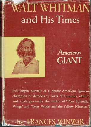 Item #018803 American Giant : Walt Whitman and his Times. Frances Winwar