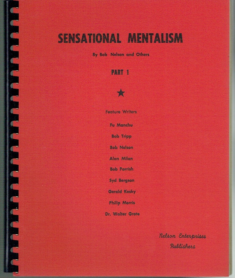 Item #019260 Sensational Mentalism [3 volumes]. Bob Belson.