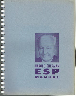 Item #019261 ESP Manual. Harold Sherman