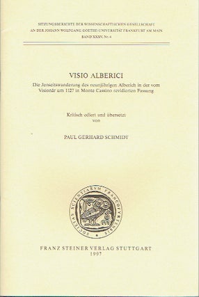 Item #019513 Visio Alberici : Die Jenseitswanderung des neunjahrigen Alberich in der vom Visionar...