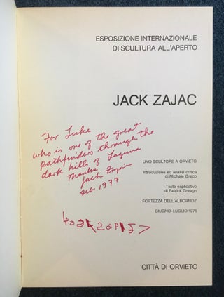 Jack Zajac - Esposizione Internazionale Di Scultura All'Aperto, Uno Scultore a Orvieto
