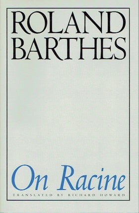 Item #019849 On Racine. Roland Barthes