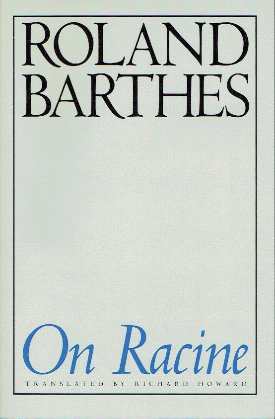 Item #019849 On Racine. Roland Barthes.