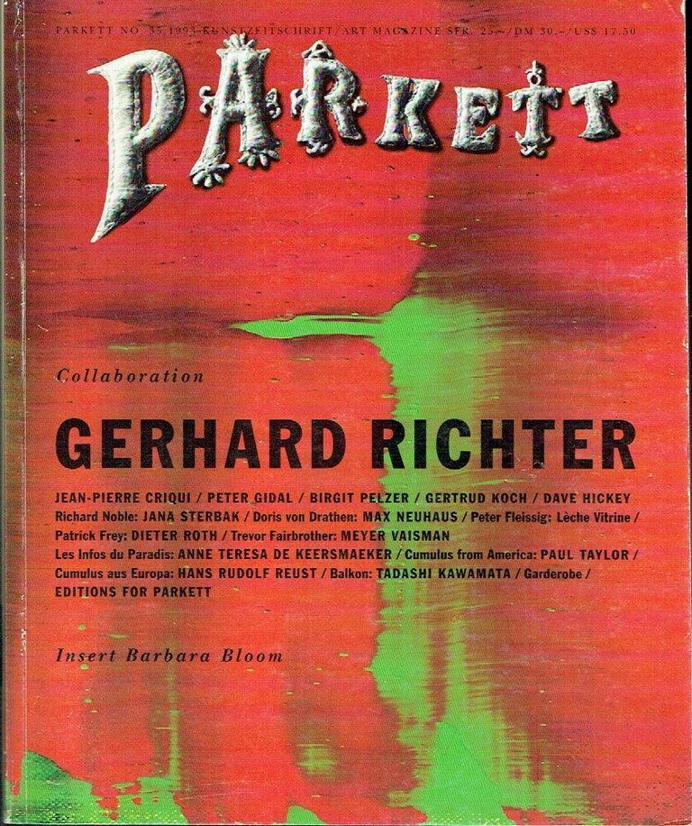 Item #019884 Parkett 35 Gerhard Richter. Gerhard Richter.