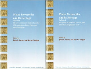 Item #019926 Plato's Parmenides and Its Heritage: Volume I: History and Interpretation from the...
