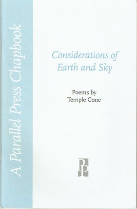Item #020084 Considerations of Earth and Sky. Temple Cone