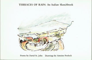 Item #020087 Terraces of Rain: An Italian Sketchbook. David St. John, Antoine Predock, poems,...