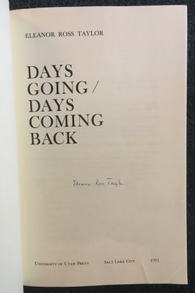 Days Going / Days Coming Back