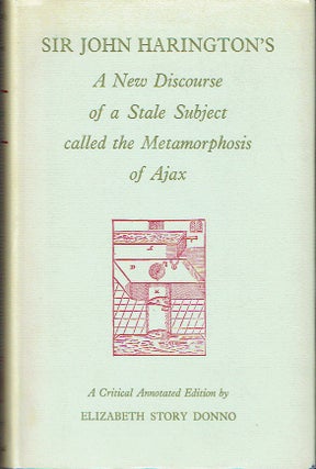 Item #020460 Sir John Harington's A New Discourse of a Stale Subject, Called the Metamorphosis of...
