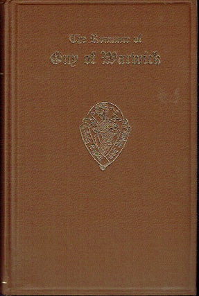 Item #020465 The Romance of Guy of Warwick: Edited from the Auchinleck MS. in the Advocates'...