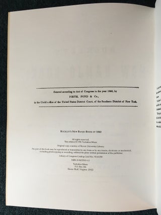 Buckley's New Banjo Book: Containing Full and Complete Instructions foe Learning to Play the Banjo with, or without a Teacher .....
