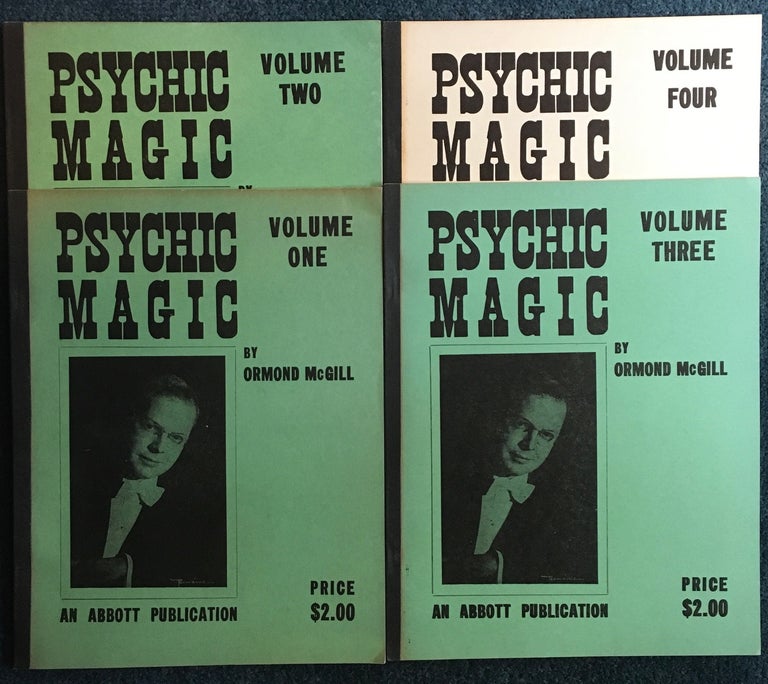 Item #020868 Psychic Magic Volume 1-4 [4 volume set]. Ormond McGill.