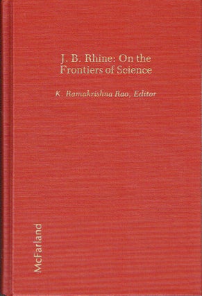 Item #020876 J.B. Rhine: On the Frontiers of Science. K. Ramakrishna Rao