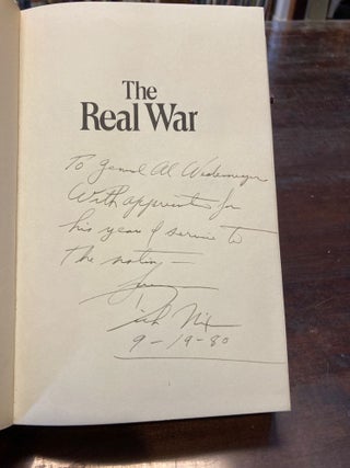 Item #021021 The Real War. Richard Nixon