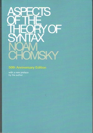 Item #021263 Aspects of the Theory of Syntax. Noam Chomsky
