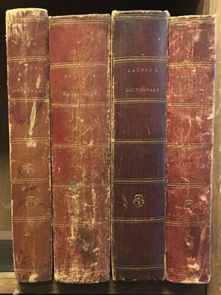 Item #022460 Calmet's Great Dictionary of the Holy Bible, historical, critical, geographical and...