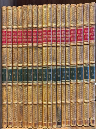 Item #022973 The Retrospective Review [18 vols, complete]. Henry Southern, Nicholas Harris...