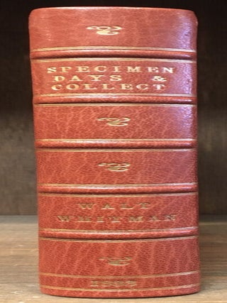 Item #023035 Specimen Days and Collect. Walt Whitman