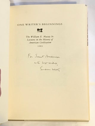 One Writer's Beginnings