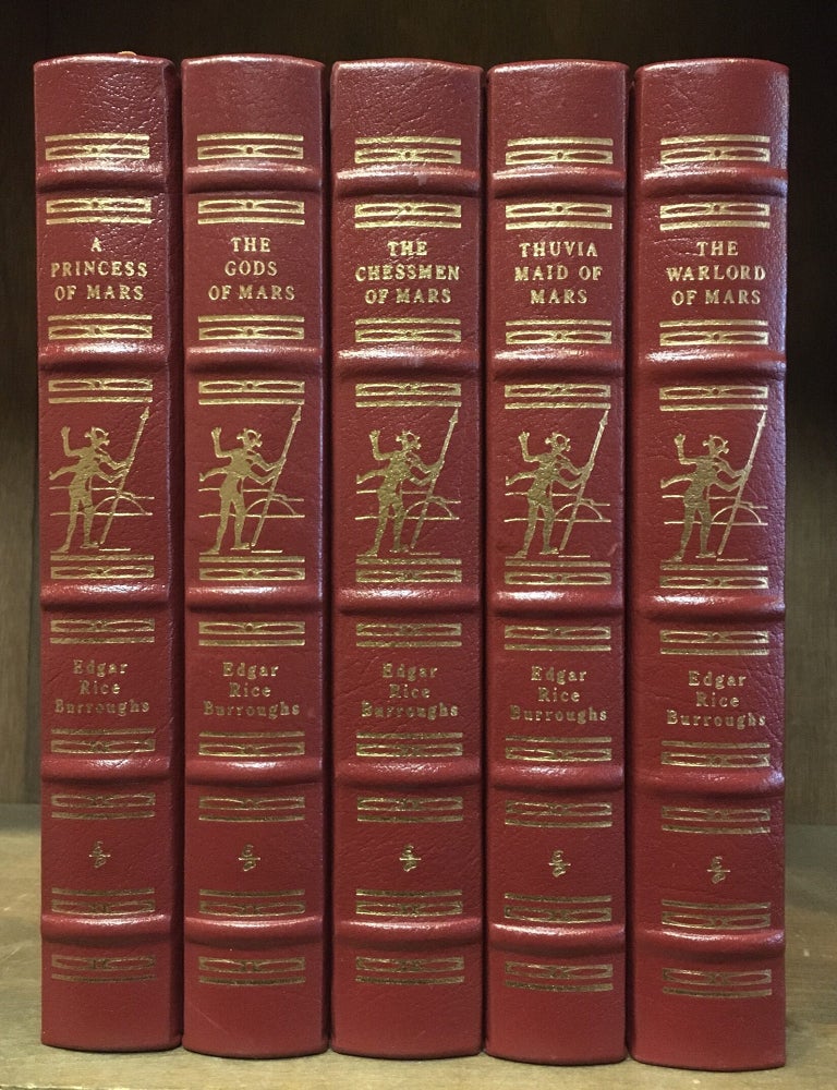 Item #023541 Martian Series - A Princess of Mars; The Gods of Mars; The Chessman of Mars; Thuvia: Maid of Mars; The Warlord of Mars [5 volume set]. Edgar Rice Burroughs.