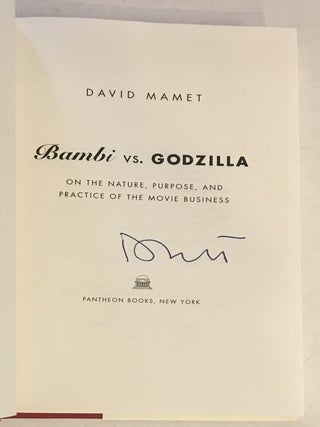 Bambi vs. Godzilla: On the Nature, Purpose, and Practice of the Movie Business