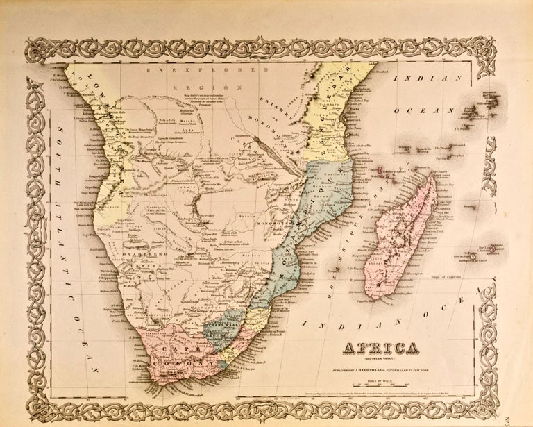 Item #418554 Africa: Southern Sheet [Map of]. J. H. Colton.