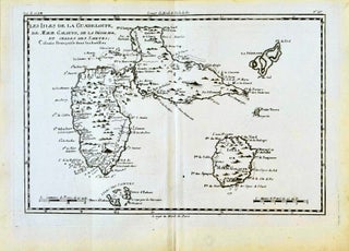 Item #418701 Les Isles de la Guadeloupe, de Marie Galante, de la Désirade, et celles des...