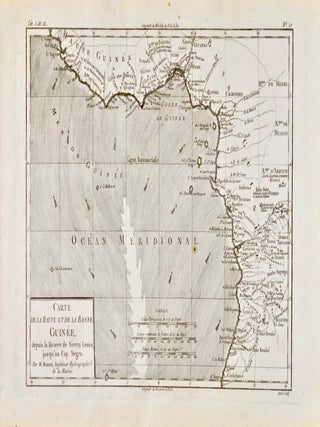 Item #418705 Carte de la Haute et de la Basse Guinée, depuis la Riviere de Sierra Leona,...