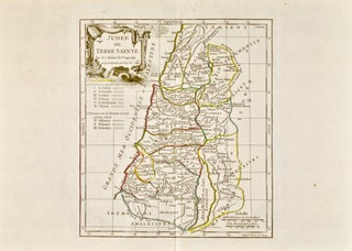 Item #418719 [Map of] Judee ou Terre Sainte [Carte de] [Judea or Holy Land] [Middle East]...