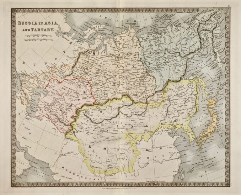 Item #418723 Russia in Asia, and Tartary [Map of]. John Dower.