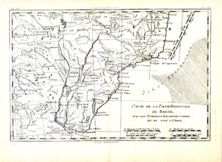Item #418924 Carte de la Partie Méridionale du Bresil, avec les Possessions Espagnoles voisines...