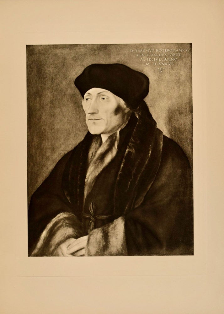 Item #618893 Portrait of Desiderius Erasmus. After Georg Pencz.