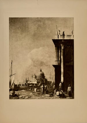 Item #618896 View on the Piazzetta of St. Mark, with the Church of Sta. Maria Della Salute, at...